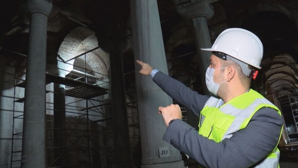 Foto - 1500 yıllık Yerebatan Sarnıcı çökebilir! 'Bir saniye bile bekleyecek zaman yok' deyip uyardı!