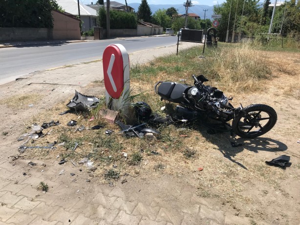 17 yaşındaki motosiklet sürücüsünden acı haber