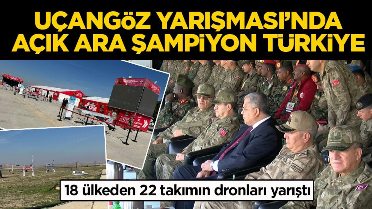 18 ülkeden 22 takımın dronları yarıştı: Uçangöz Yarışması’nda açık ara şampiyon Türkiye