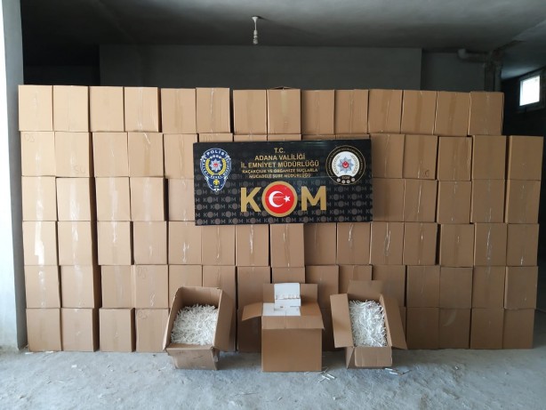 Foto - 1865 kg tütün ve 6 milyon makaron kaçak olarak ele geçirildi