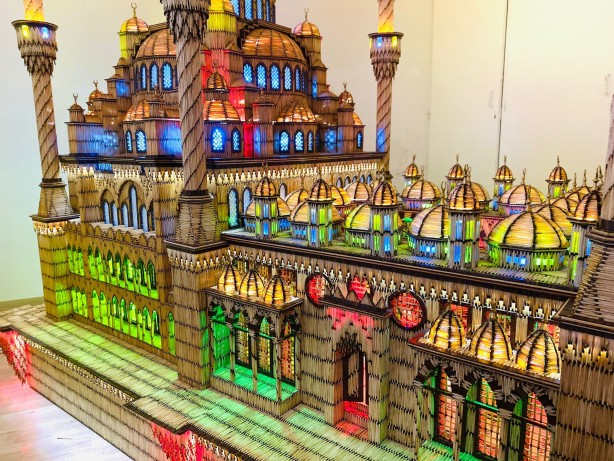 Foto - 190 bin 900 adet kibritle maket cami yaptı