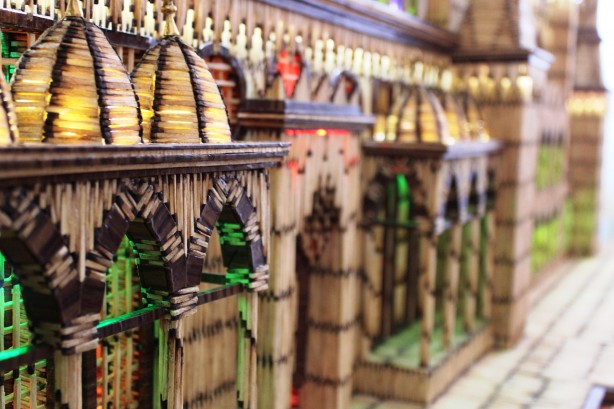 Foto - 190 bin 900 adet kibritle maket cami yaptı