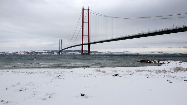 Foto - 1915 Çanakkale Köprüsü’nde kartpostallık görüntüler