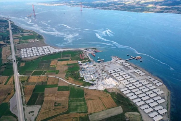 Foto - 1915 Çanakkale Köprüsü'nün çelik yapıları için 2 bin işçi çalışıyor