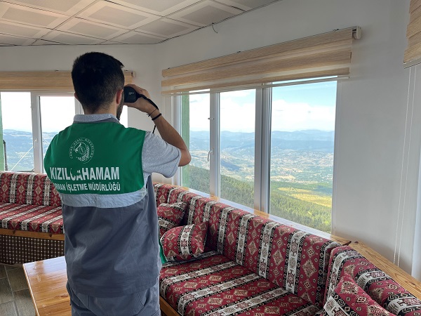 Foto - 2 bin rakımda yangın nöbeti