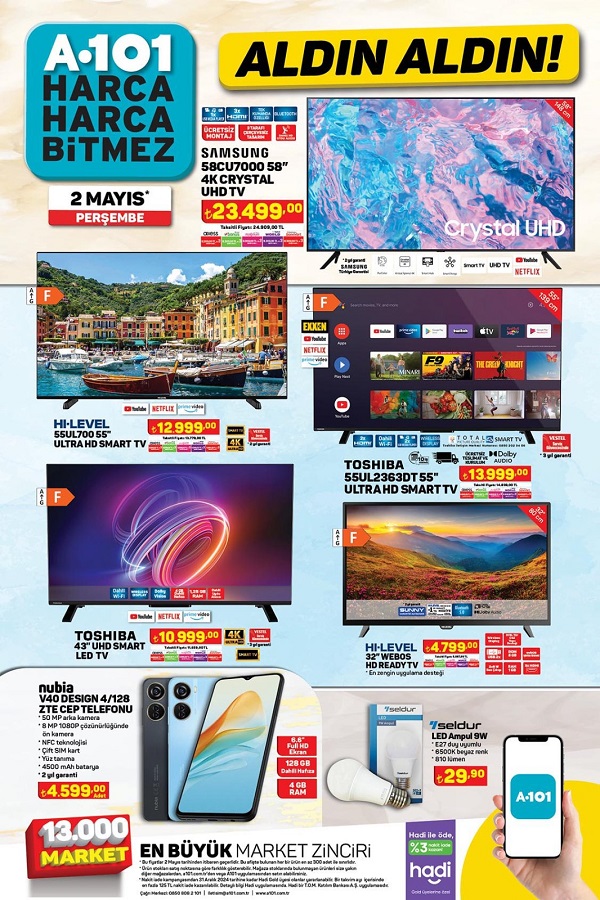Foto - 2 Mayıs’ta onlarca ürün indirime giriyor! A101 bir kez daha karavan satacak