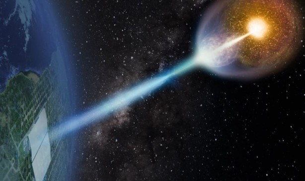 Foto - 2 milyar ışık yılı uzaklıktan gelen gama ışınları Dünya’nın iyonosferine çarptı