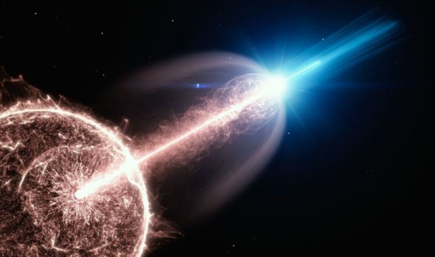 Foto - 2 milyar ışık yılı uzaklıktan gelen gama ışınları Dünya’nın iyonosferine çarptı