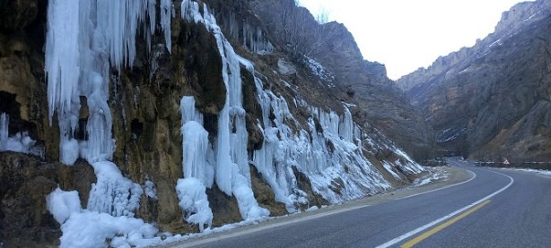 Foto - -20 dereceye dayanamadı! Ağlayan Kayalar dondu