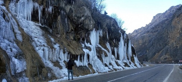Foto - -20 dereceye dayanamadı! Ağlayan Kayalar dondu