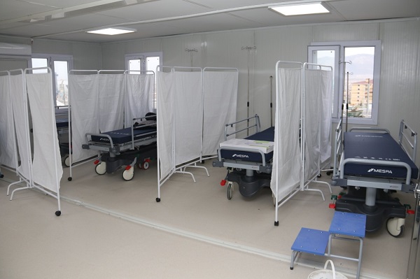 Foto - 20 günde inşa edilen hastane hizmete açıldı