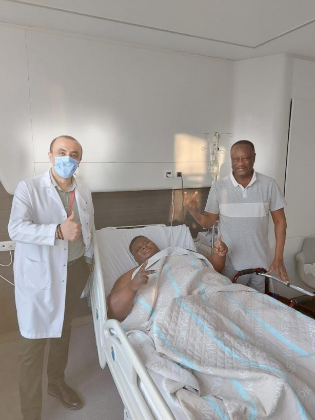 Foto - 200 kilogram ağırlığındaki Nijerli, Türkiye'de ameliyat oldu