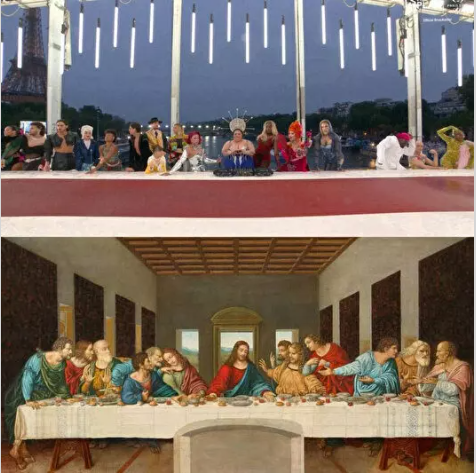 Foto - 2024 Paris Olimpiyat oyunları açılış töreninde LGBT rezaleti