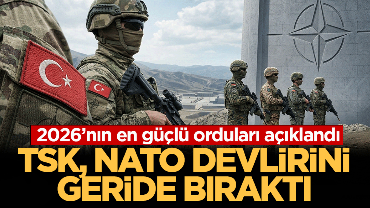 2026’nın en güçlü orduları açıklandı! TSK, NATO devlerini geride bıraktı: İşte dikkat çeken Türkiye sıralaması