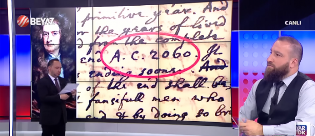 Foto - 2060 yılında ne olacak? Isaac Newton'un el yazması dünya gündemini altüst etti