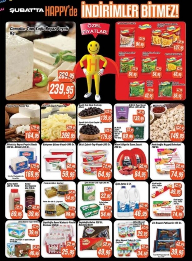 Foto - 21 - 29 Şubat Happy Center'in indirimli ürünleri! Happy Center'de gıda ve hijyen ürünlerinde indirim