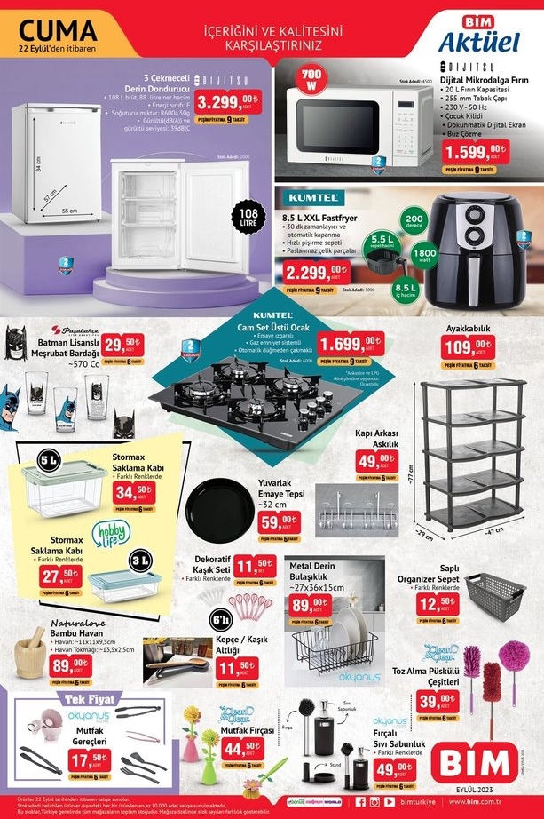 Foto - 22 Eylül'de herkes BİM'e akın edecek! O ürünlerde yüzde 40'lık dev indirim başlıyor