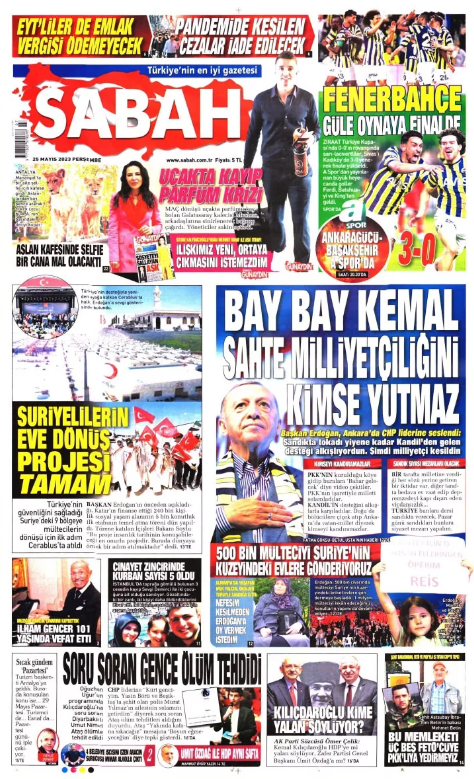 Foto - 25 Mayıs Perşembe gazete manşetleri