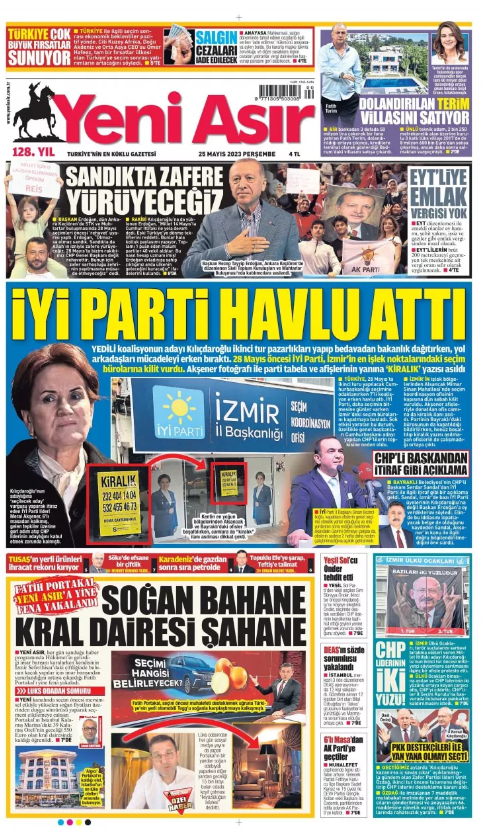 Foto - 25 Mayıs Perşembe gazete manşetleri