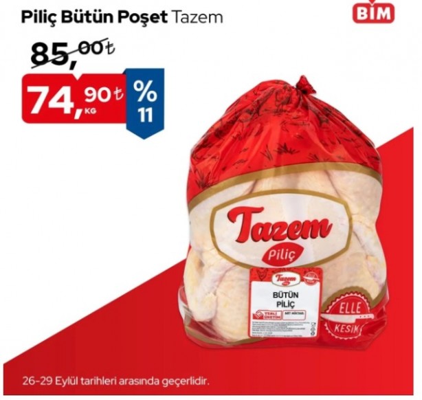 Foto - 26-29 Eylül’de çok sayıda üründe fırsat! BİM'de indirim rüzgarı devam ediyor