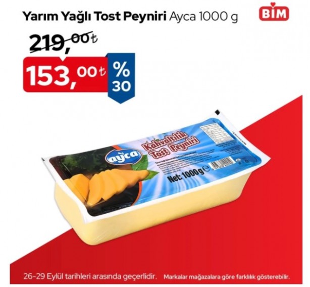 Foto - 26-29 Eylül’de çok sayıda üründe fırsat! BİM'de indirim rüzgarı devam ediyor