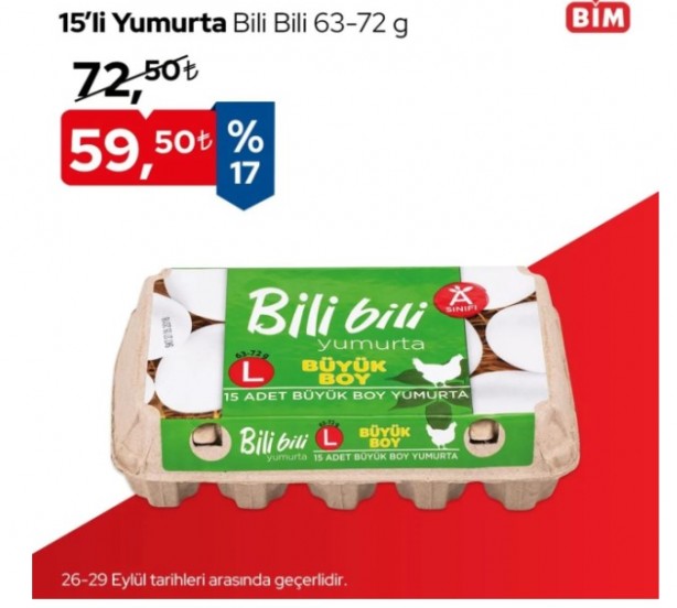 Foto - 26-29 Eylül’de çok sayıda üründe fırsat! BİM'de indirim rüzgarı devam ediyor