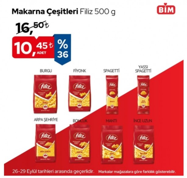 Foto - 26-29 Eylül’de çok sayıda üründe fırsat! BİM'de indirim rüzgarı devam ediyor