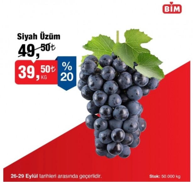 Foto - 26-29 Eylül’de çok sayıda üründe fırsat! BİM'de indirim rüzgarı devam ediyor