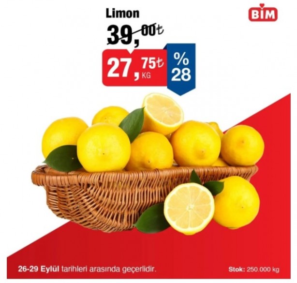 Foto - 26-29 Eylül’de çok sayıda üründe fırsat! BİM'de indirim rüzgarı devam ediyor