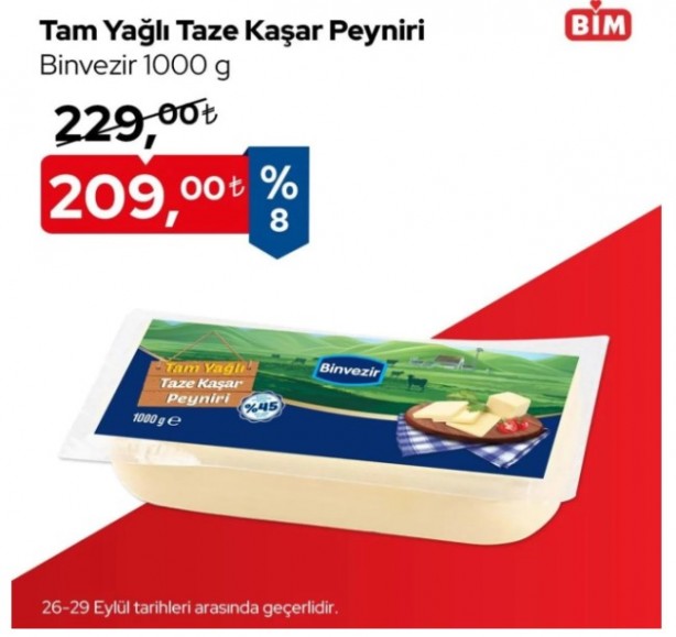 Foto - 26-29 Eylül’de çok sayıda üründe fırsat! BİM'de indirim rüzgarı devam ediyor