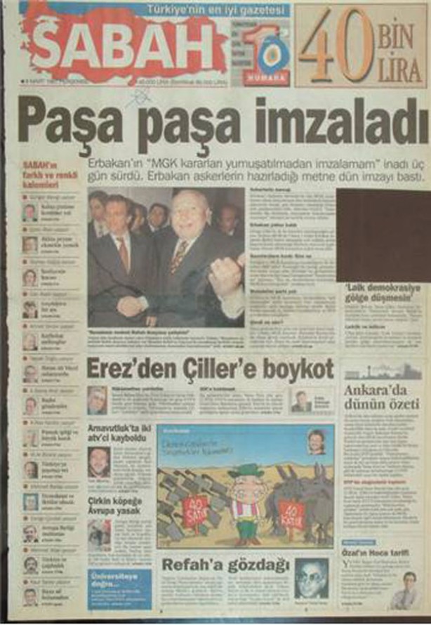 Foto - 28 Şubatta ahlaksız manşet