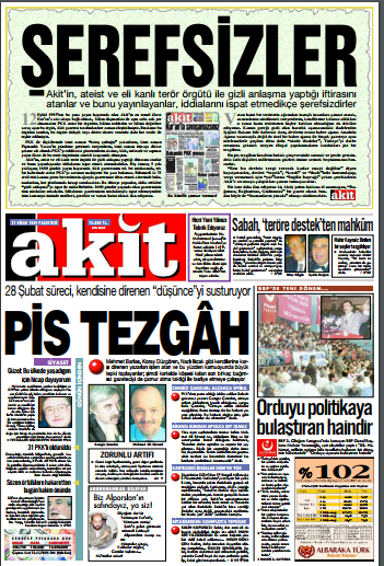 Foto - 28 Şubatta Akit'in dik duruşu