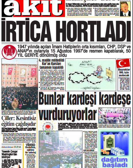 Foto - 28 Şubatta Akit'in dik duruşu