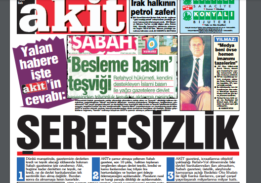 28 Şubatta Akit'in dik duruşu