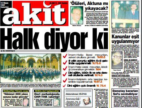 Foto - 28 Şubatta Akit'in dik duruşu