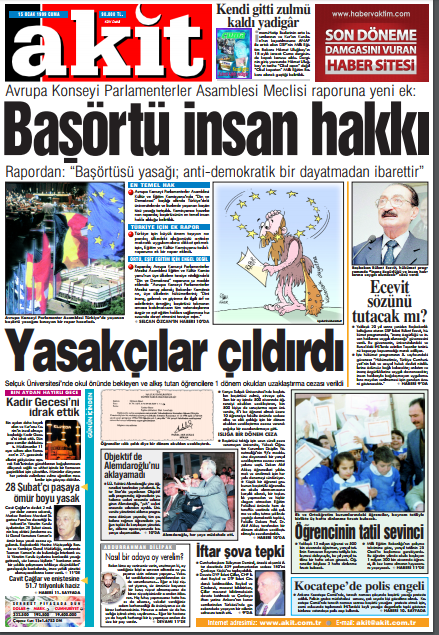 Foto - 28 Şubatta Akit'in dik duruşu