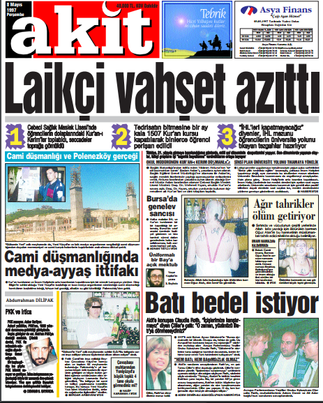 Foto - 28 Şubatta Akit'in dik duruşu