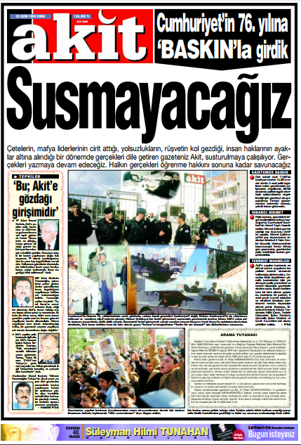 Foto - 28 Şubatta Akit'in dik duruşu