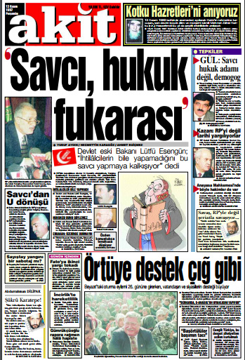 Foto - 28 Şubatta Akit'in dik duruşu