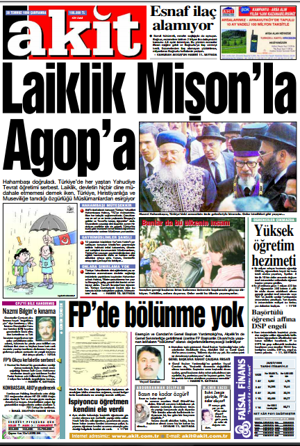 Foto - 28 Şubatta Akit'in dik duruşu
