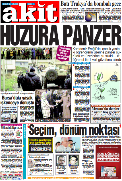 Foto - 28 Şubatta Akit'in dik duruşu