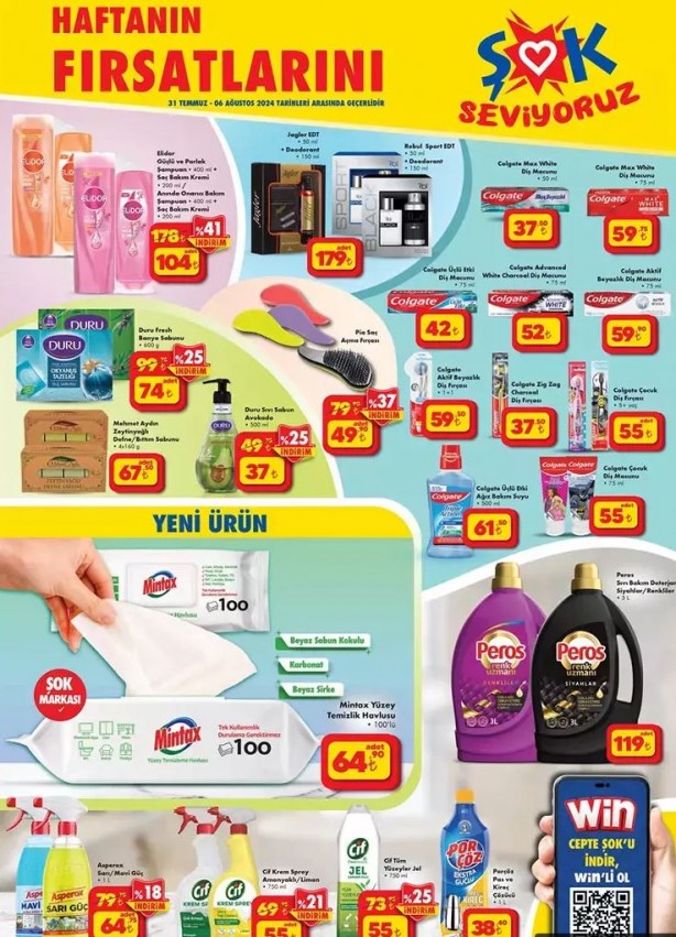 Foto - 3-6 Ağustos ŞOK marketler indirimli Aktüel ürünler kataloğunda neler var! 