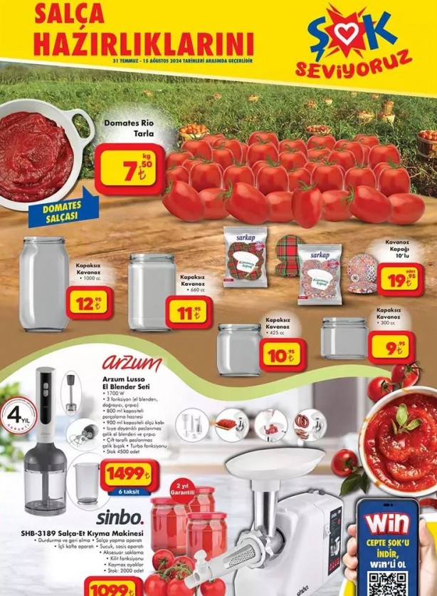 Foto - 3-6 Ağustos ŞOK marketler indirimli Aktüel ürünler kataloğunda neler var! 