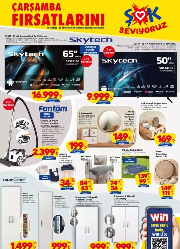 Foto - 3-6 Ağustos ŞOK marketler indirimli Aktüel ürünler kataloğunda neler var! 