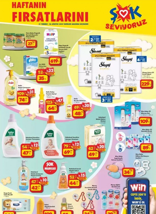 Foto - 3-6 Ağustos ŞOK marketler indirimli Aktüel ürünler kataloğunda neler var! 