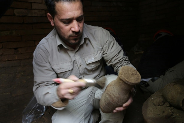 Foto - 3 bin 500 senelik 9 mezar bulundu!