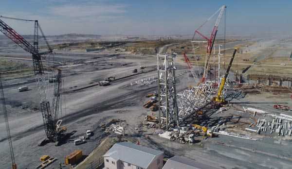 Foto - 3. Havalimanı inşaatında yükselen yeni yapı merak uyandırdı