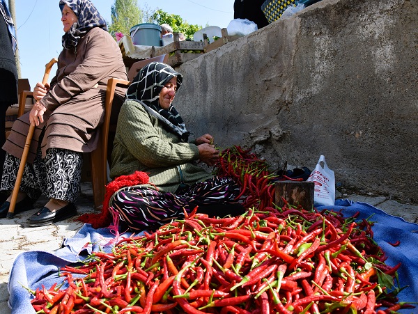 Foto - 3 kilogramlık kırmızı biber sepeti 30 bin liradan satıldı