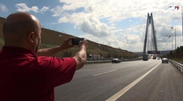 Foto - 3. Köprü'de dikkat çeken ayrıntı