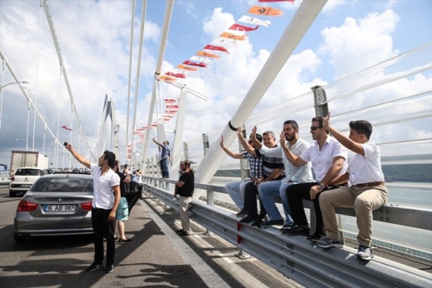 Foto - 3. Köprü'de dikkat çeken ayrıntı